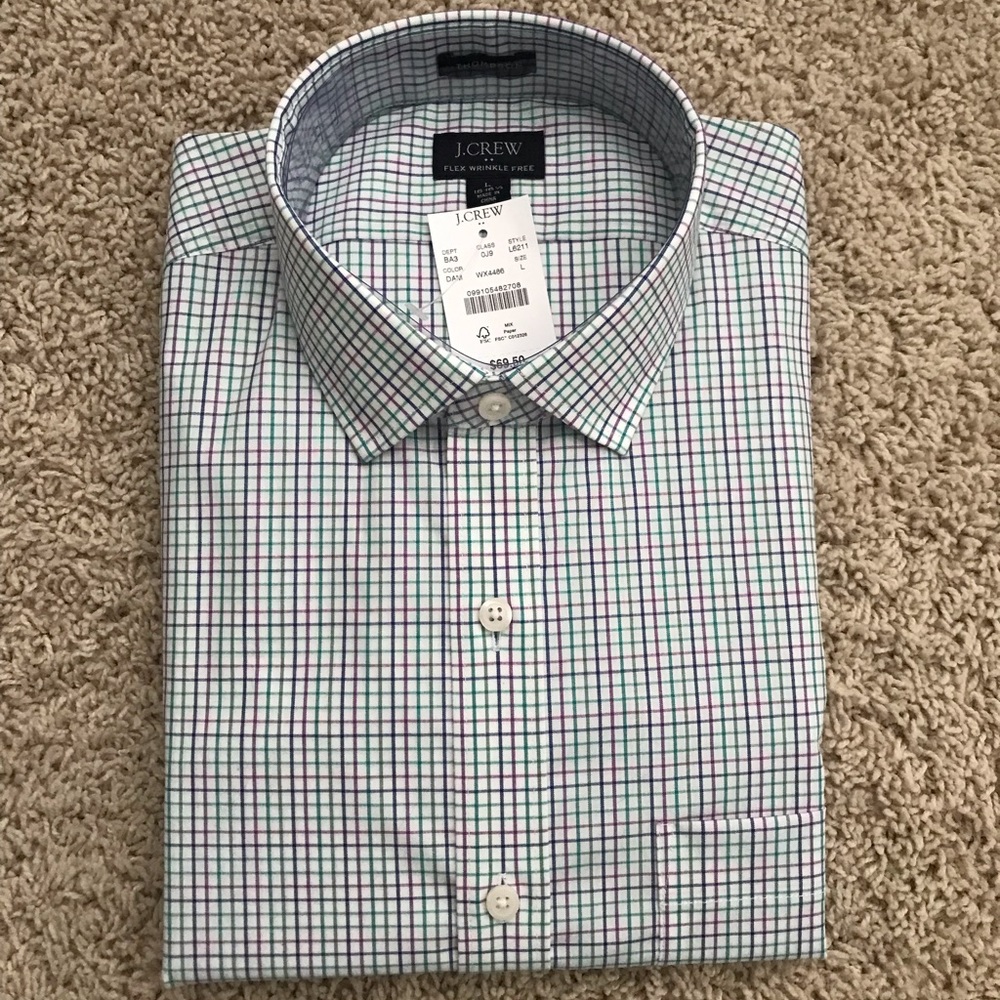 NWT Men’s J. Crew Thompson Button Down